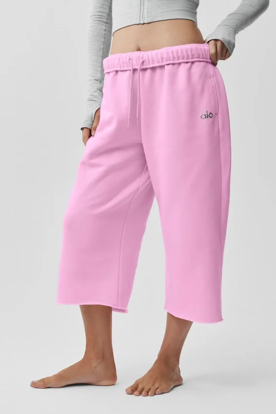 Accolade Cutoff-joggebukser – Candy Heart Pink