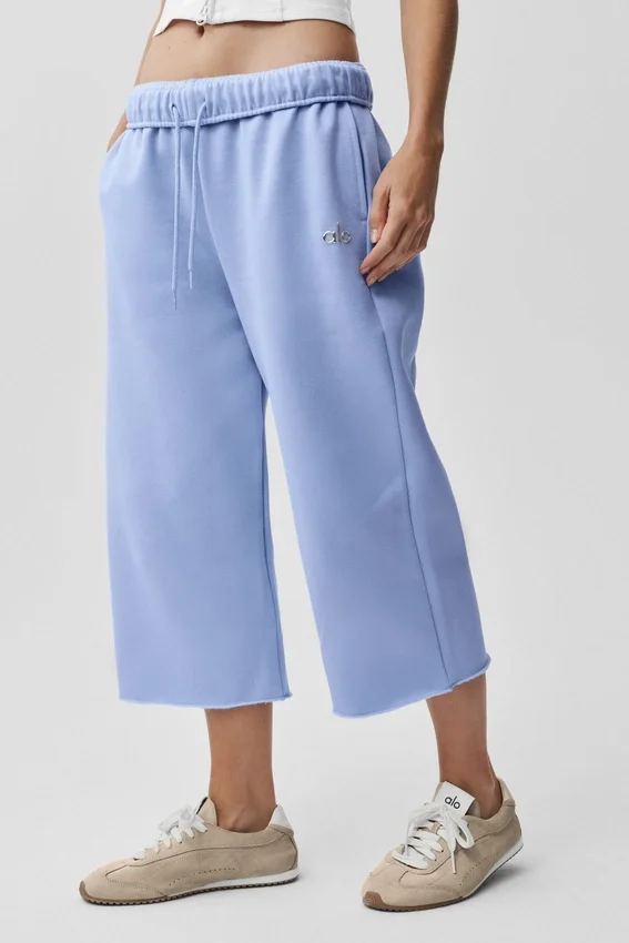 Accolade Cutoff-joggebukser – lys Provence-blå