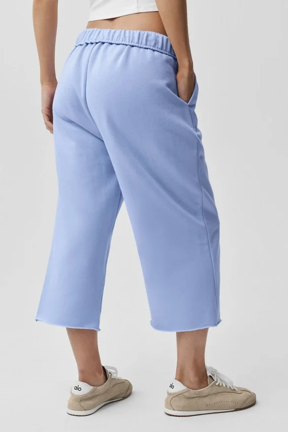 Accolade Cutoff-joggebukser – lys Provence-blå