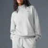 Accolade genser med 1/4 glidelås – Athletic Heather Grey