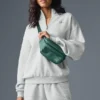 Accolade genser med 1/4 glidelås – Athletic Heather Grey