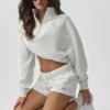 Accolade-shorts – hvit melert