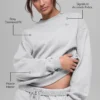 Accolade genser med rund hals – Athletic Heather Grey