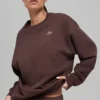 Accolade genser med rund hals – Brownstone