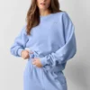 Accolade genser med rund hals – Light Provence Blue