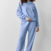 Accolade genser med rund hals – Light Provence Blue