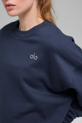 Accolade genser med rund hals – Navy