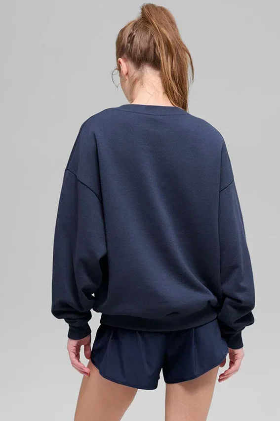 Accolade genser med rund hals – Navy