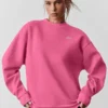 Accolade genser med rund hals – Paradise Pink