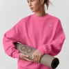 Accolade genser med rund hals – Paradise Pink