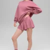 Accolade genser med rund hals – Pink Wild Rose