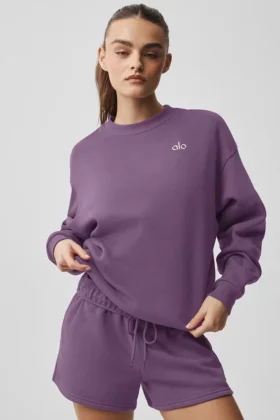 Accolade genser med rund hals – Plum Kiss