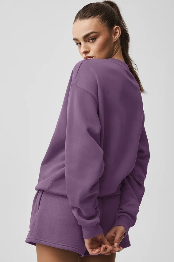 Accolade genser med rund hals – Plum Kiss