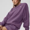 Accolade genser med rund hals – Plum Kiss