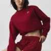 Accolade genser med rund hals – Summer Romance Red