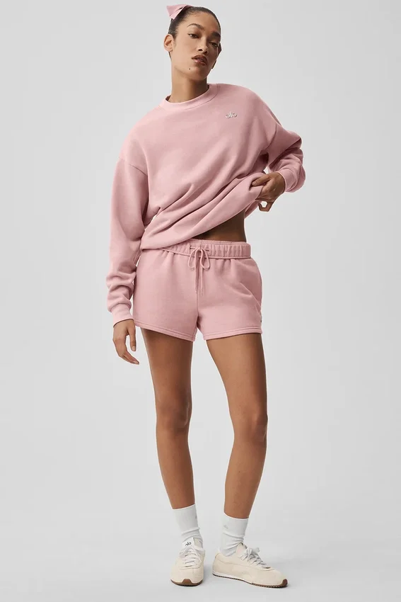 Accolade genser med rund hals – Vintage Pink