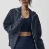 Accolade hettegenser med full glidelås – Navy
