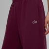 Accolade joggebukse med rett ben – burgunder