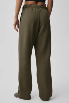 Accolade joggebukse med rett ben – Olive Tree