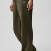 Accolade joggebukse med rett ben – Olive Tree