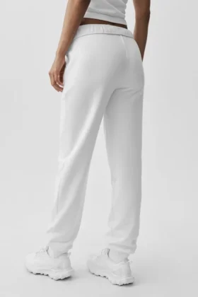 Accolade joggebukser – hvit