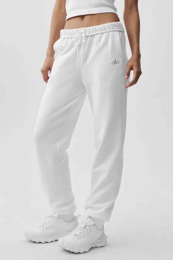Accolade joggebukser – hvit