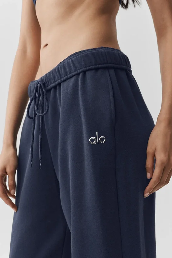 Accolade joggebukser med rett ben – Navy