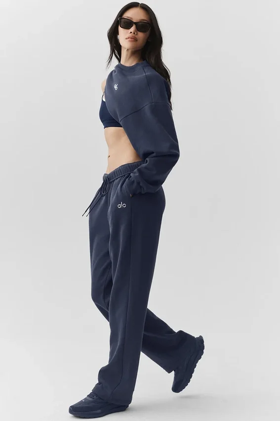Accolade joggebukser med rett ben – Navy