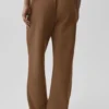 Accolade joggebukser med rett ben – Sun Kissed Brown