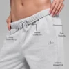 Accolade joggebukser med rette ben – Athletic Heather Grey