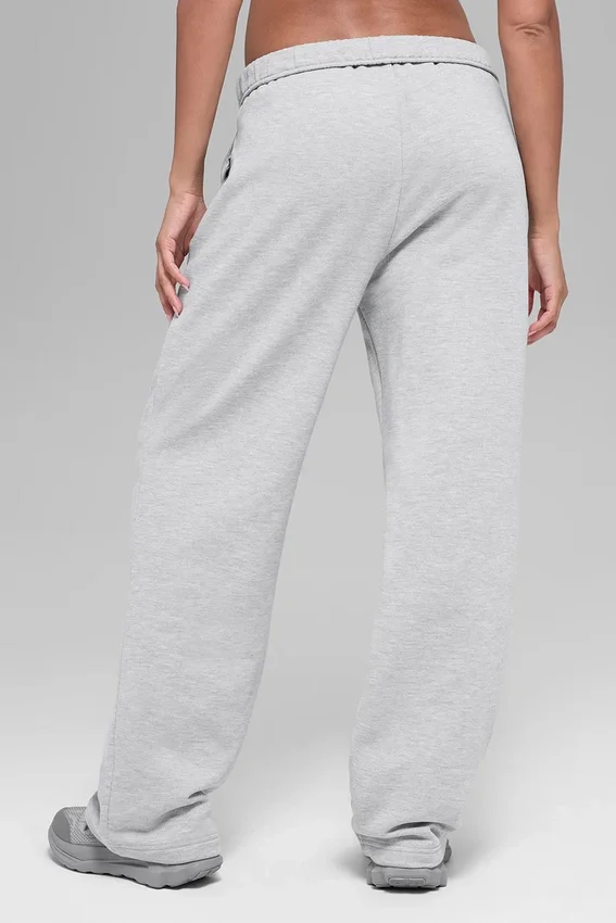 Accolade joggebukser med rette ben – Athletic Heather Grey