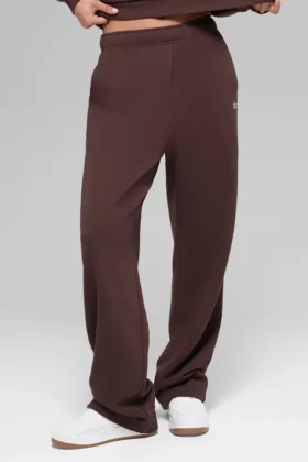 Accolade joggebukser med rette ben – Brownstone