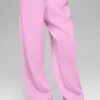 Accolade joggebukser med rette ben – Candy Heart Pink