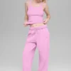 Accolade joggebukser med rette ben – Candy Heart Pink