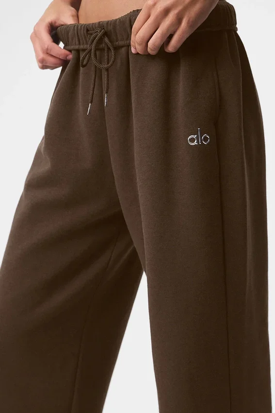 Accolade joggebukser med rette ben – Espresso