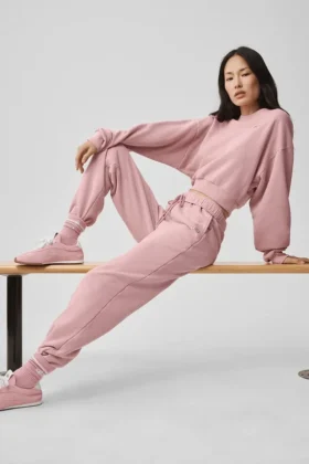 Accolade joggebukser – Vintage Pink