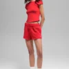 Accolade Shorts – Bright Red