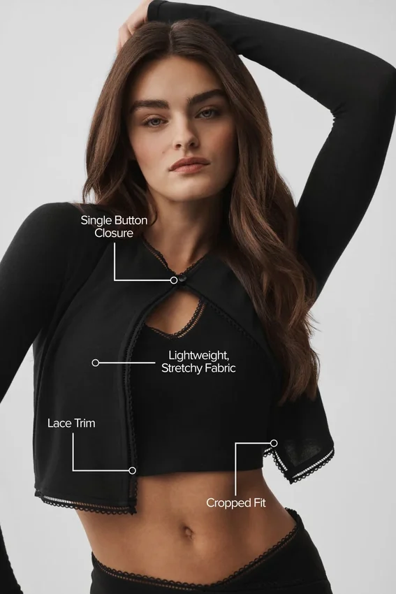 Affection Cardigan – svart