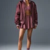 Afterglow Varsity-jakke – Burgundy Truffle