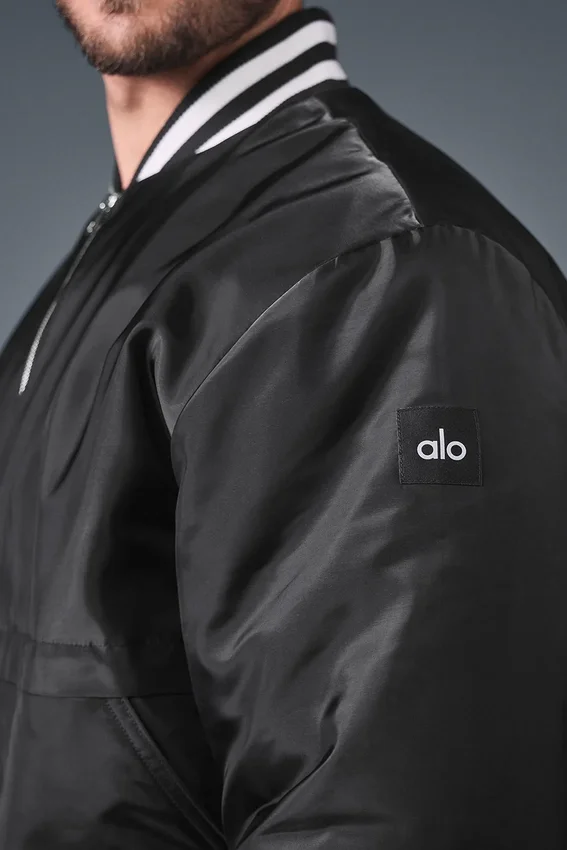 Afterglow Varsity-jakke – svart