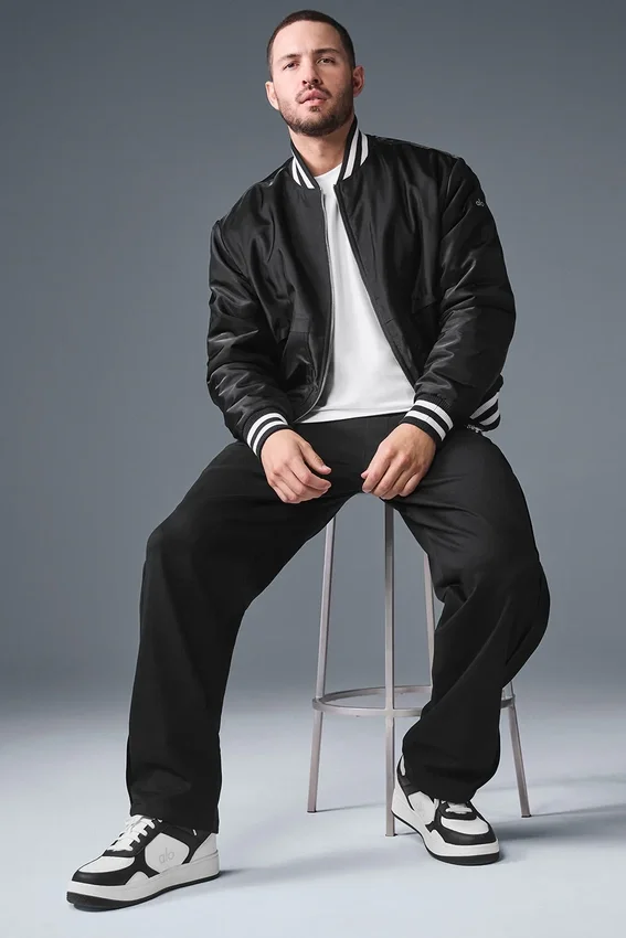 Afterglow Varsity-jakke – svart
