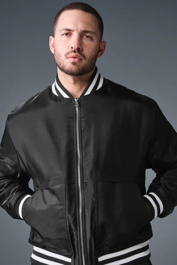 Afterglow Varsity-jakke – svart