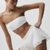 Airbrush bandeau-BH – hvit