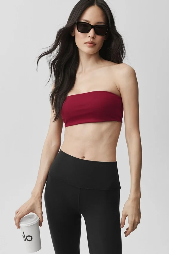 Airbrush bandeau-BH – Summer Romance Red