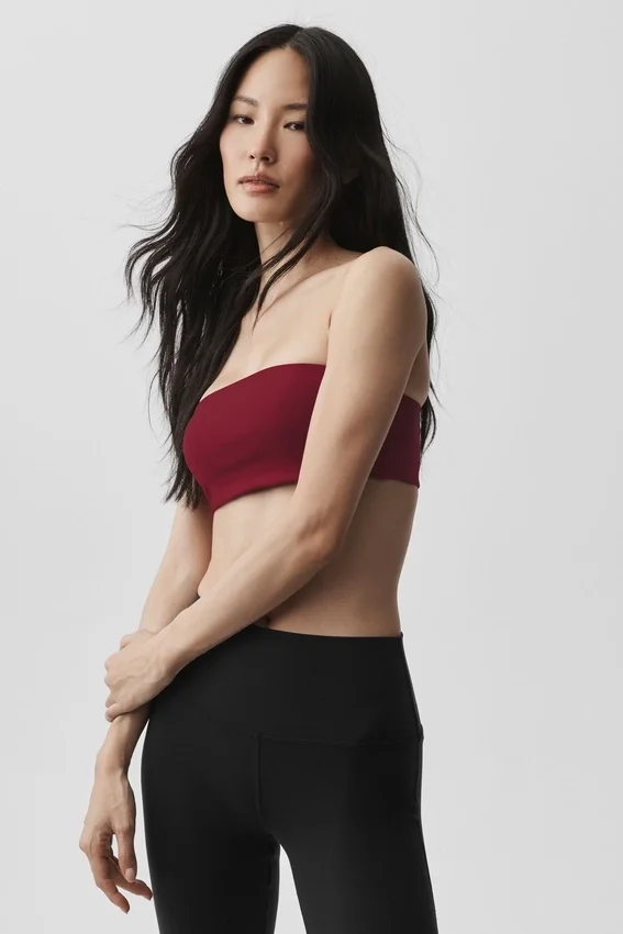 Airbrush bandeau-BH – Summer Romance Red