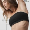 Airbrush bandeau-BH – svart