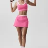 Airbrush Better Together tennisskjørt – Paradise Pink/White
