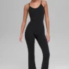 Airbrush Bootcut One and Done-Onesie – svart