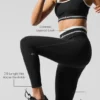 Airbrush High-Waist 7/8 Better Together Tights – svart/hvit