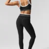 Airbrush High-Waist 7/8 Better Together Tights – svart/hvit